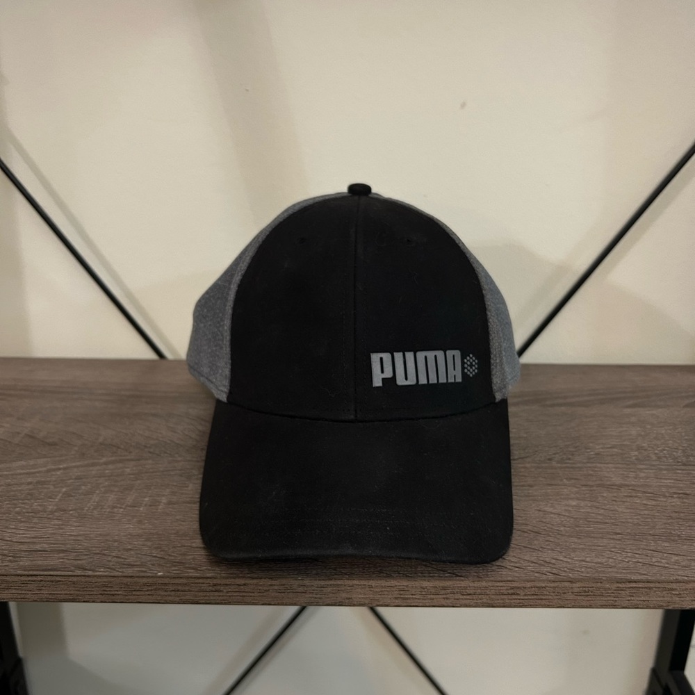 PUMA Two-Tone Black and Gray Hat
